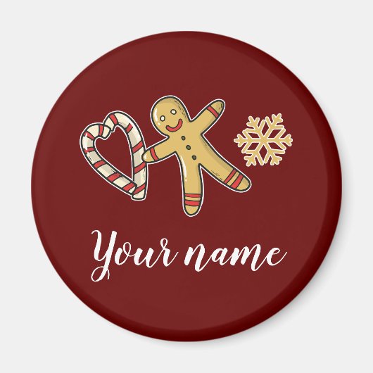 ギンガーブレッドマンの愛 マグネット (正面)