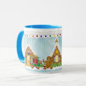 ギンガーブレッドヴィレッジコテージnピープルコーヒーカップ マグカップ (正面左)