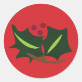 ギンガーブレッ数々のドホリー色 ラウンドシール (正面)