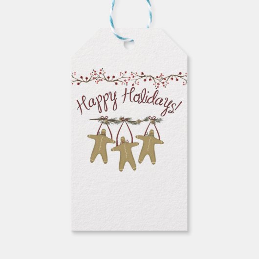 ギンガ初期のーブレッドバスケットギフトラベル ギフトタグ (裏面)