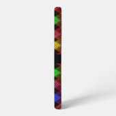 ギンガ市松模様にム数々のの模様名前をカスタムする SAMSUNG GALAXYケース (左側面)