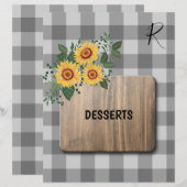 ギンガ素朴ムのヒマワリレシピ主催者 (正面/裏面)