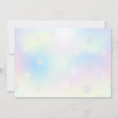 ギンガ飾パンパーティの招待状 招待状 (裏面)