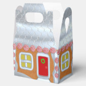 ギンガ飾ーブレッドパーティークリスマスハウス フェイバーボックス (オープン)