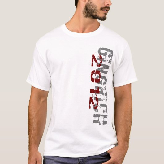 ギングリッチ2012年のVertのティー Tシャツ (正面)