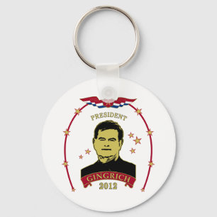 ギングリッチ2012年大統領 キーホルダー