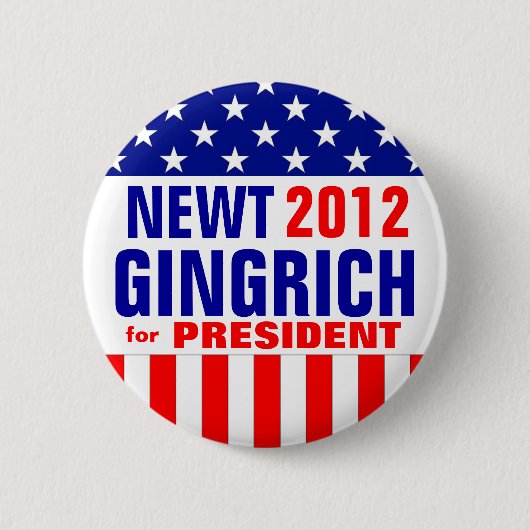 ギングリッチ 缶バッジ (正面)