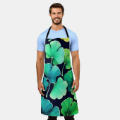 ギンコビロバ離れ エプロン (着用した状態)