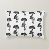 ギンコリーフリノプリントアクセント枕 アクセントクッション (裏面)