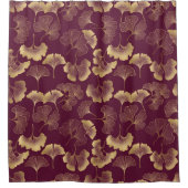 ギンコ葉のシャワーカーテン シャワーカーテン (正面)