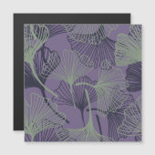 ギンコ・ビロバ:抽象芸術ヴィンテージパターン。 (正面/裏面)