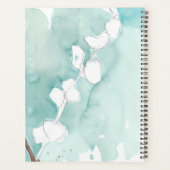 ギンゴオンダスティティール（緑がかった色） – 白 プランナー手帳 (裏面)