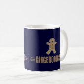 ギンジャーブおもしろいレッド コーヒーマグカップ (正面右)