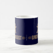 ギンジャーブおもしろいレッド コーヒーマグカップ (中央)