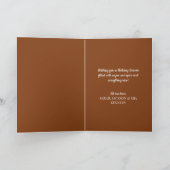 ギンジャーブレ飾ッドのフォトクリスマス シーズンカード (内部)