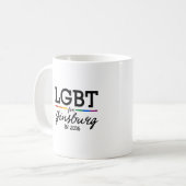 ギンズバーグ支持LGBT 2016 コーヒーマグカップ (正面左)