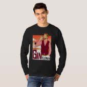 ギントルマンカクテル紳士パーティーテーマパーティー Tシャツ (正面フル)