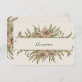 ギンナン 水彩 花 結婚式 受付 カード (正面/裏面)