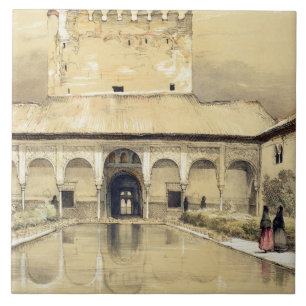 ギンバイカ(Patio de los Arrayanes)の裁判所 タイル