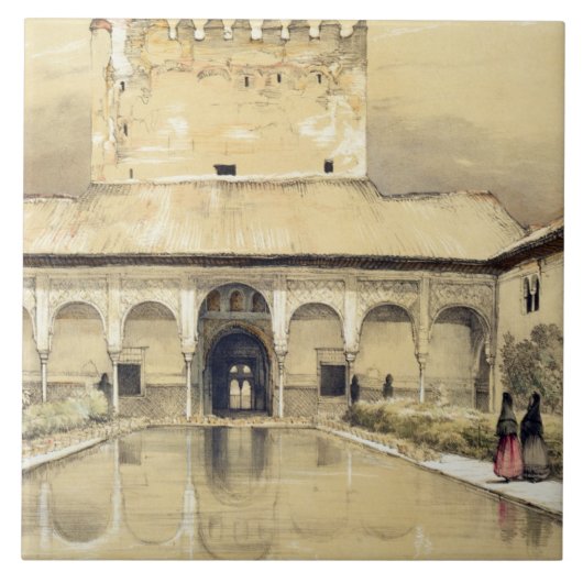 ギンバイカ(Patio de los Arrayanes)の裁判所 タイル (正面)