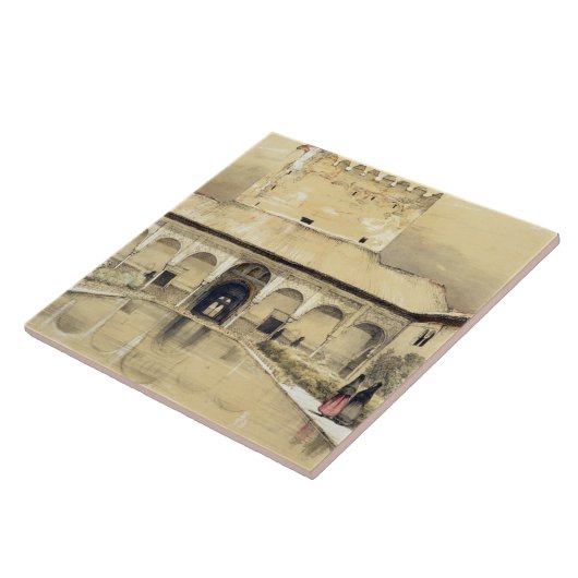 ギンバイカ(Patio de los Arrayanes)の裁判所 タイル (側面)