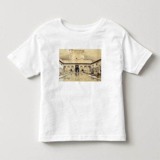 ギンバイカ(Patio de los Arrayanes)の裁判所 トドラーTシャツ (正面)