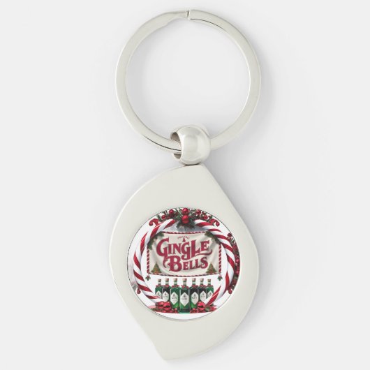 ギンベルクリスマスジンディスプレイ キーホルダー (正面)