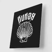 ギンホイ（タイユーモアプンワードプレイ） スクエア壁時計 (傾斜)