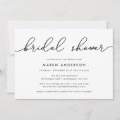 ギンレーン |ブライダルシャワーの招待 招待状 (正面)