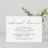 ギンレーン |リハーサルディナー 箔招待状 (立ち正面)