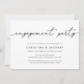 ギンレーン |婚約パーティ招待状 招待状 (正面)