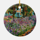 ギヴェルニーのアーティストガーデン・モネ セラミックオーナメント (裏面)