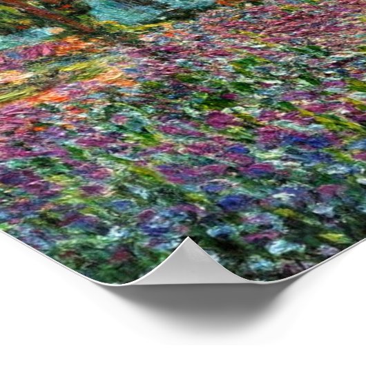 ギヴェルニーのアーティストガーデン・モネ ポスター (角)