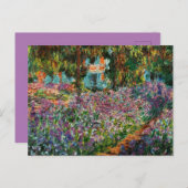 ギヴェルニーのアーティストガーデン・モネ ポストカード (正面/裏面)