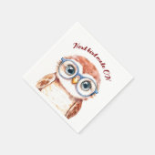 ギークおたく鳥 スタンダードカクテルナプキン (角)