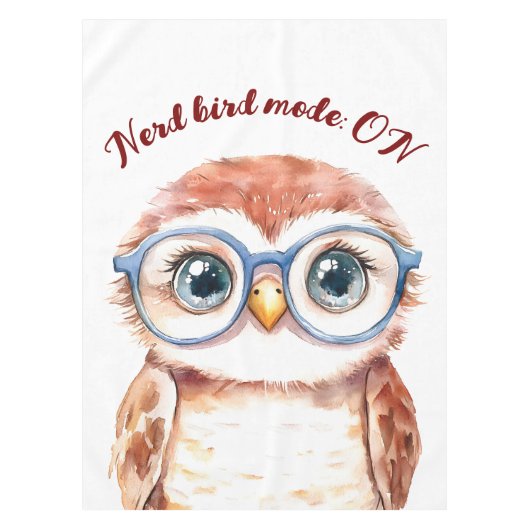 ギークおたく鳥 テーブルクロス (正面)