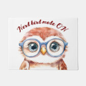 ギークおたく鳥 ドアマット (正面)