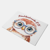 ギークおたく鳥 ドアマット (アングル)