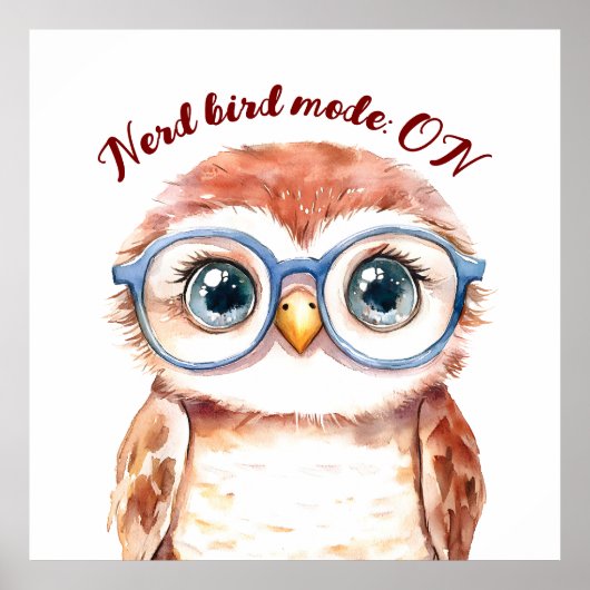 ギークおたく鳥 ポスター (正面)