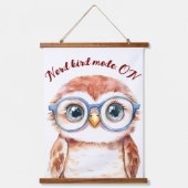 ギークおたく鳥 吊り下げ型タペストリー (正面)