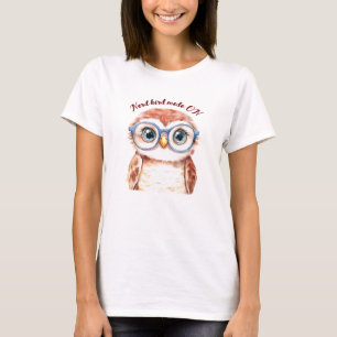 ギークおたく鳥 Tシャツ