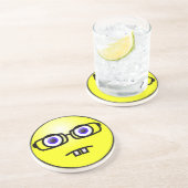 ギークおっちょこちょいの顔コースター コースター (側面)