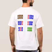 ギークから英雄への Tシャツ (裏面)