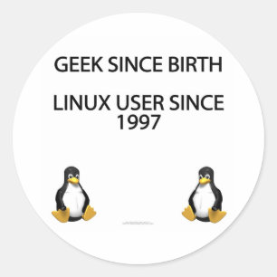 ギークから誕生。1997年以来のLinuxユーザ。 ラウンドシール