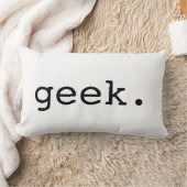 ギークのタイポグラフィの装飾用クッション ランバークッション (ブランケット)