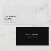 ギークのバイナリコード 名刺 (正面/裏面)