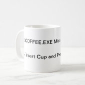 ギークのマグ コーヒーマグカップ (正面左)