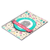 ギークの女の子のペンパルのノート ノートブック (左側)