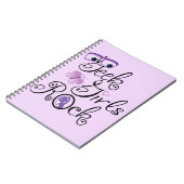 ギークの女の子の石 ノートブック (左側)