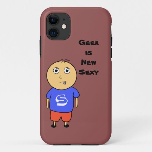ギークの男の子 Case-Mate iPhoneケース (裏面)